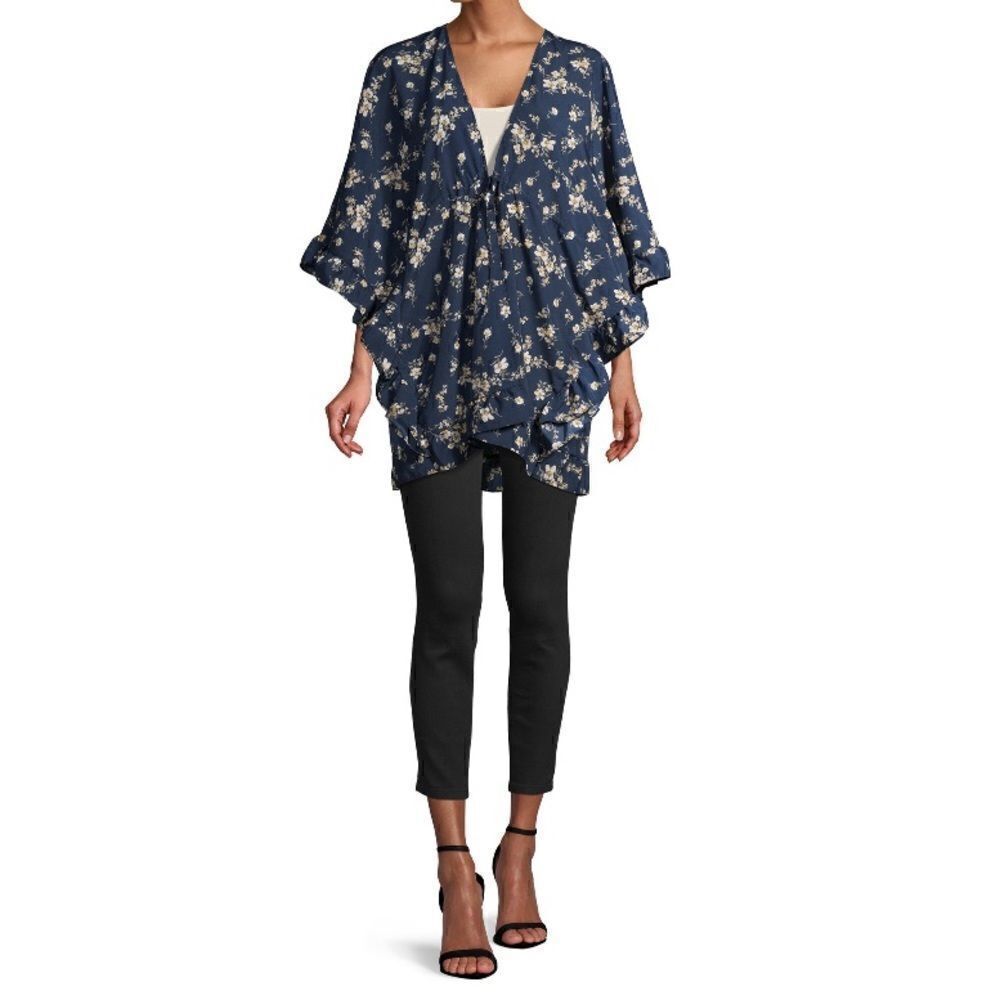 Floral Print Kimono  - Picture 2 of 6